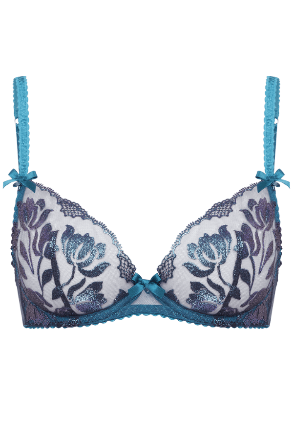 Sparkle Bra - Teal - Chérie Amour