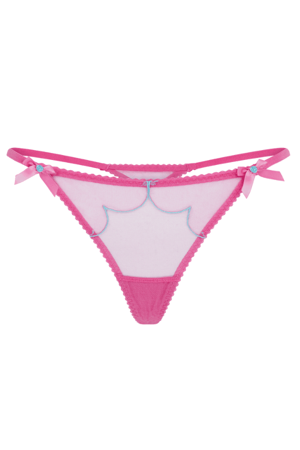 Agent Provocateur Thong Lorna Thong - Pink/Turquoise