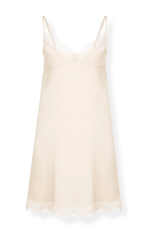Satin Secrets Nightdress - Cream