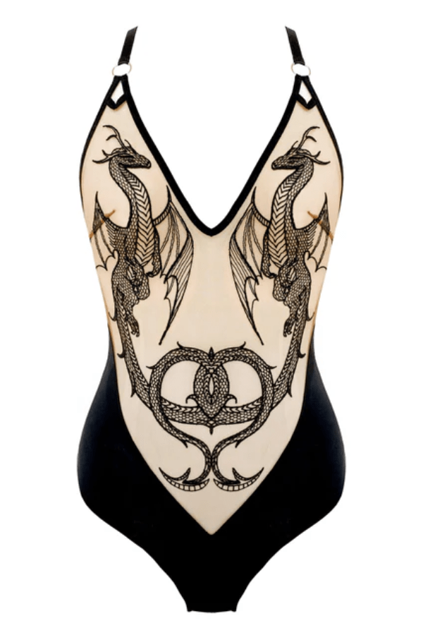 thistle and spire dracaena Dracona Bodysuit - Black