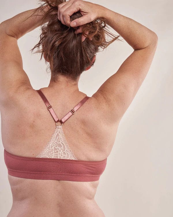 Melissa Mastectomy Pocketed Bra - Dusty Rose - Chérie Amour