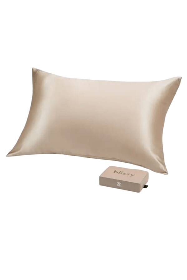 Blissy Queen Silk Pillowcase Champagne Ch rie Amour
