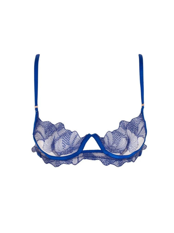 Adeline Sheer Bra Surf the  Blue Chérie Amour