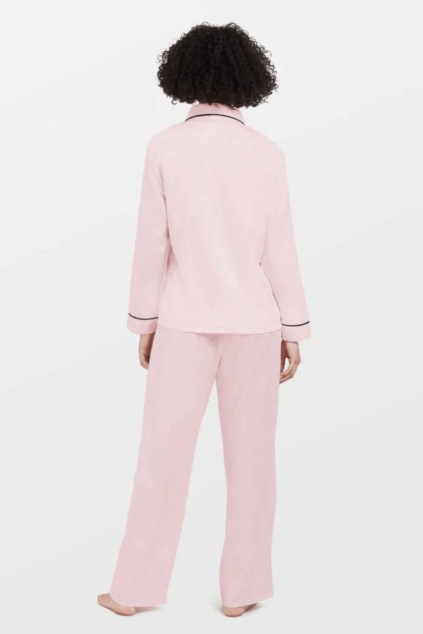 Claudia Shirt Trouser PJ Set Pink