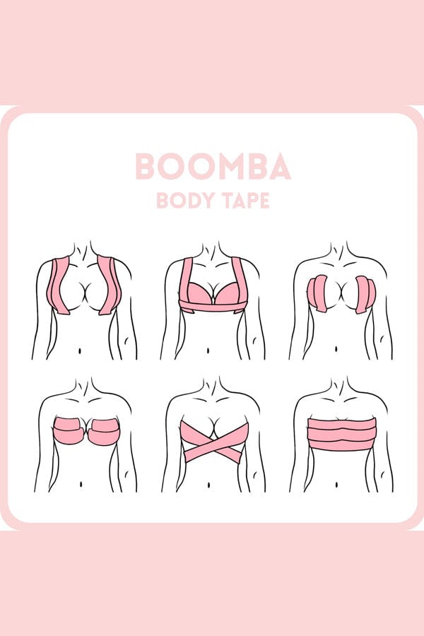 Boomba Body Tape Cream Body Tape - Mega (one roll) - Cream
