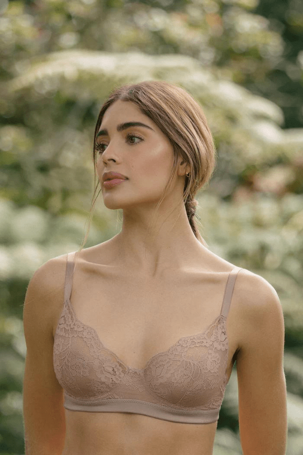 Soft Cup Lace Bra Nude Chérie Amour