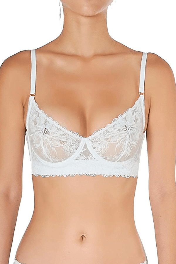 Heart of Glass Underwire Bra - Ivory - Chérie Amour