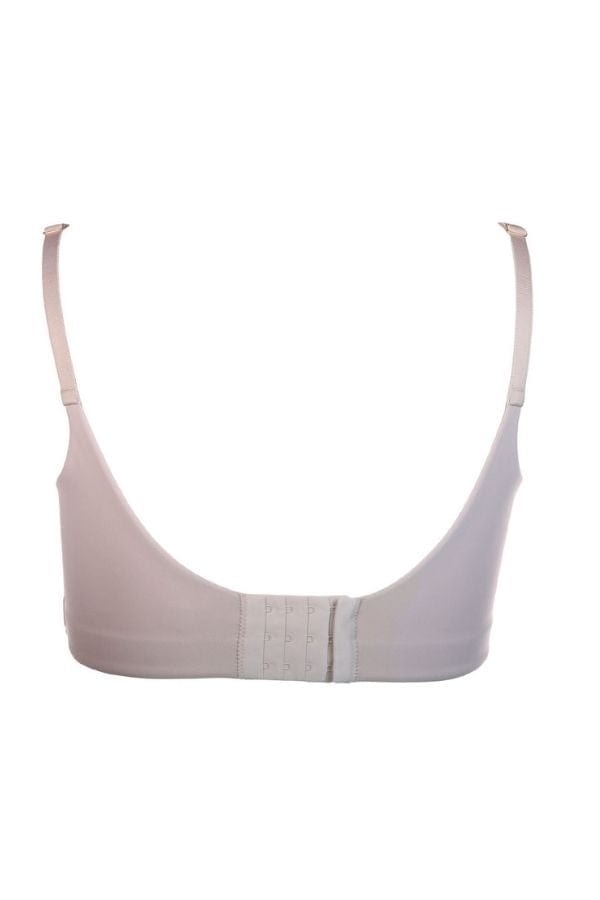 Leonisa Bras High Profile Back Smoothing Bra with Soft Full Coverage Cups - Nude