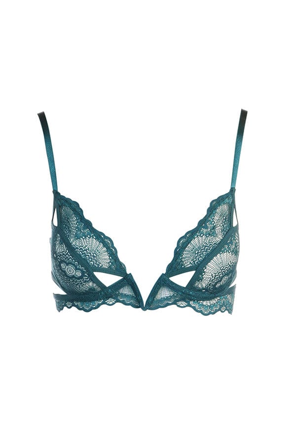 Trish Molded Cup Bra - Sage - Chérie Amour