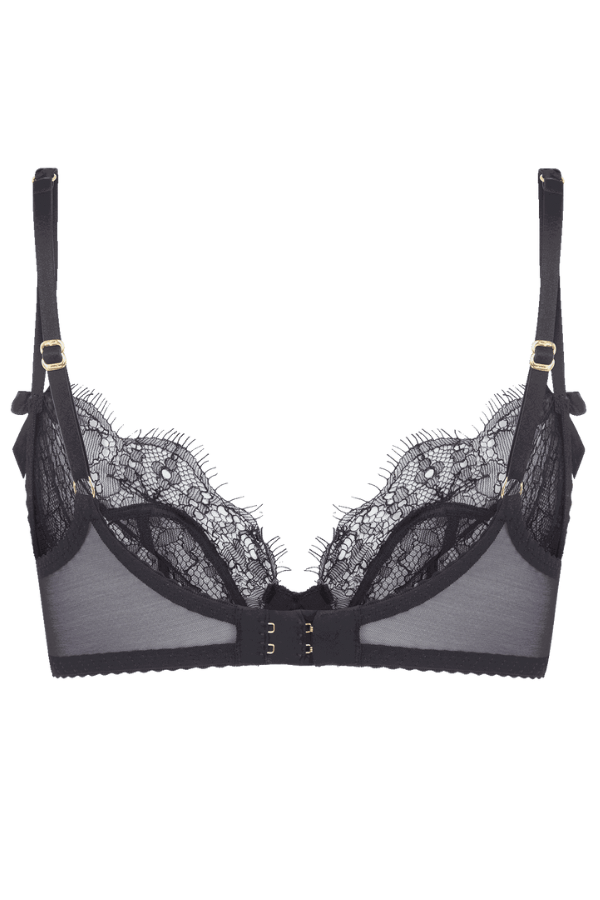 Charlaine French Kiss Lace Bra - Black
