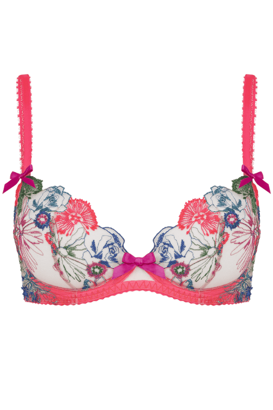 Zuri Bra - Orange/Teal/Pink