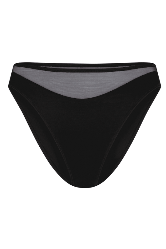 Lucky High Leg Brief - Black