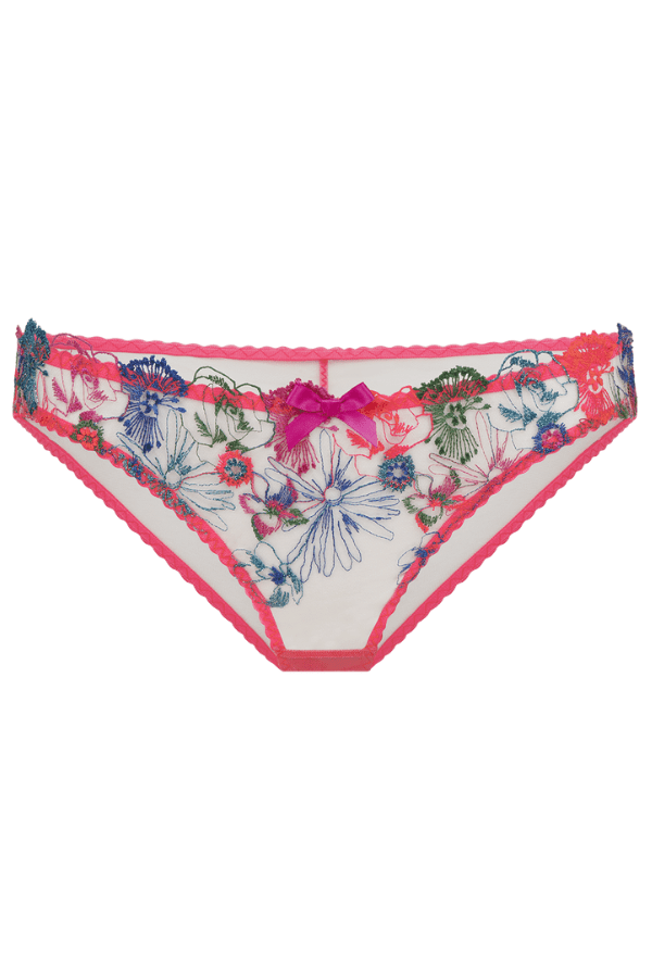 Agent Provocateur Brief Orange/Teal/Pink / XS Zuri Brief - Orange/Teal/Pink