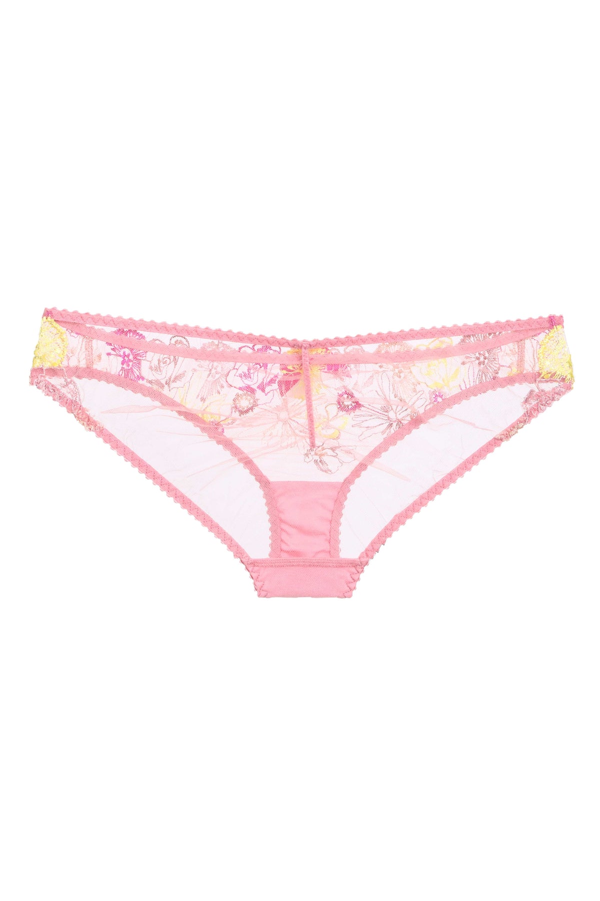 Agent Provocateur Brief Zuri Brief - Pink/Yellow