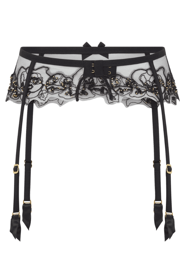 Agent Provocateur Garter Belt Lindie Suspender - Black