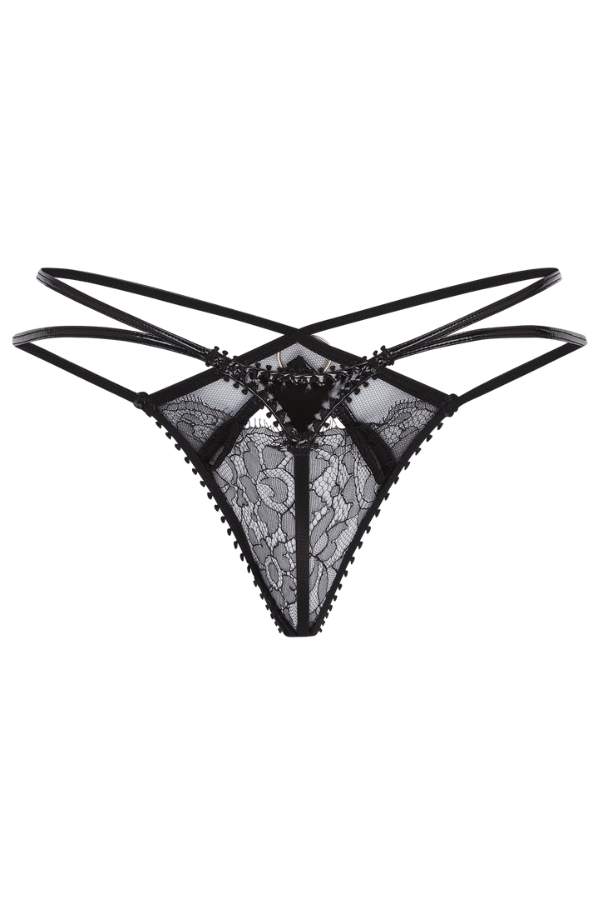Agent Provocateur Thong Foxie Thong - Black