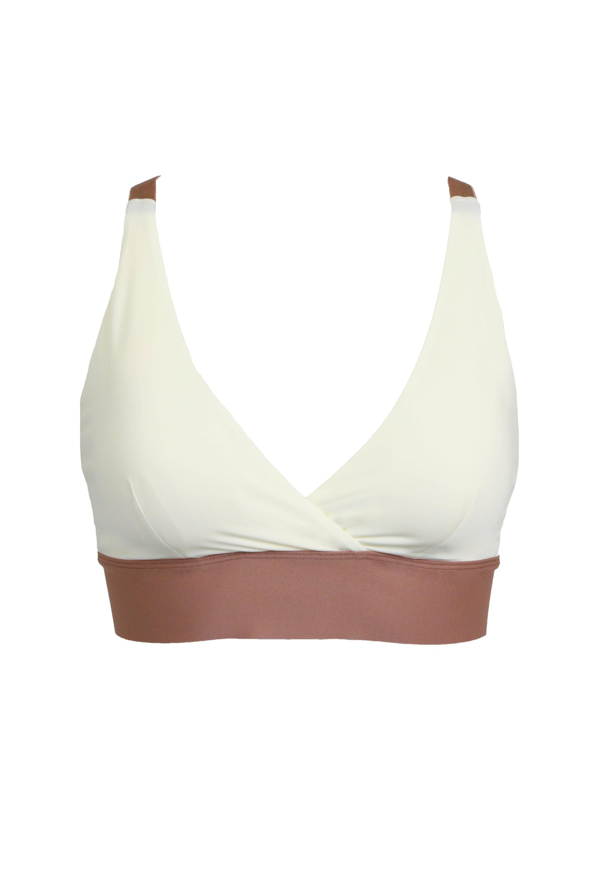 AnaOno Bras Ivory / S/32 Paige Wrap Front Sports Bra- Ivory