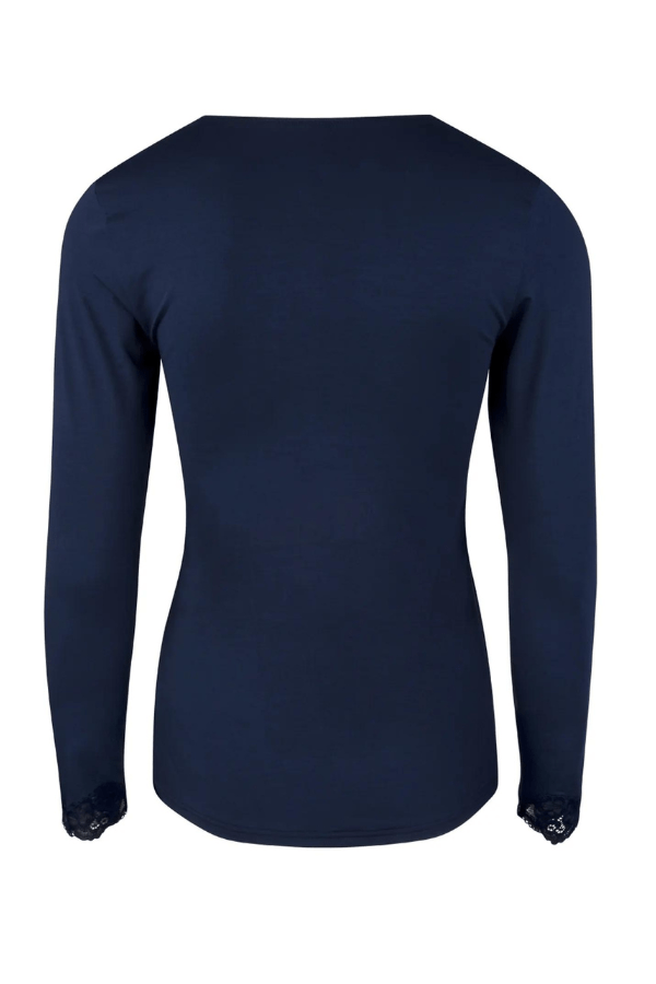 Antigel Shirt Simply Perfect Long-Sleeved Top - Navy Blue