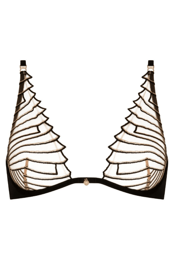 Betty Triangle Soft Bra - Bronze - Chérie Amour