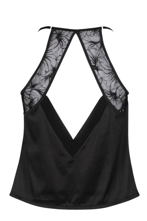 Atelier Amour Lingerie Night on Broadway Top- Black