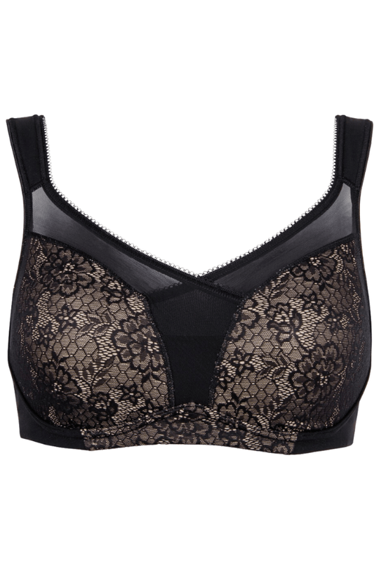 Beauty Full Support Non-Wired Bra - Black