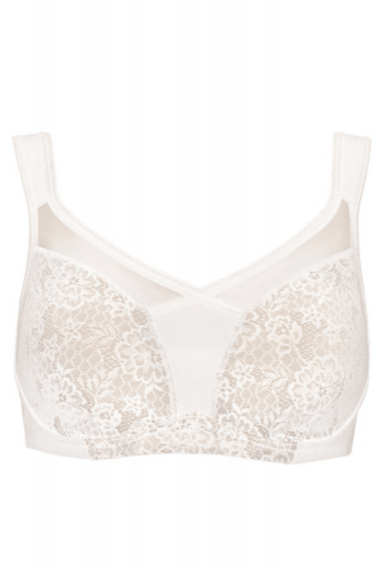 Beauty Full Support Non-Wired Bra - White