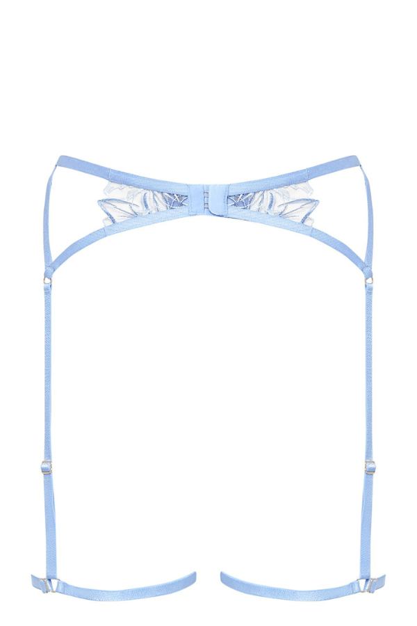 Bluebella Harness Lilly Thigh Harness - Hydrangea Blue/ Ice Water Blue