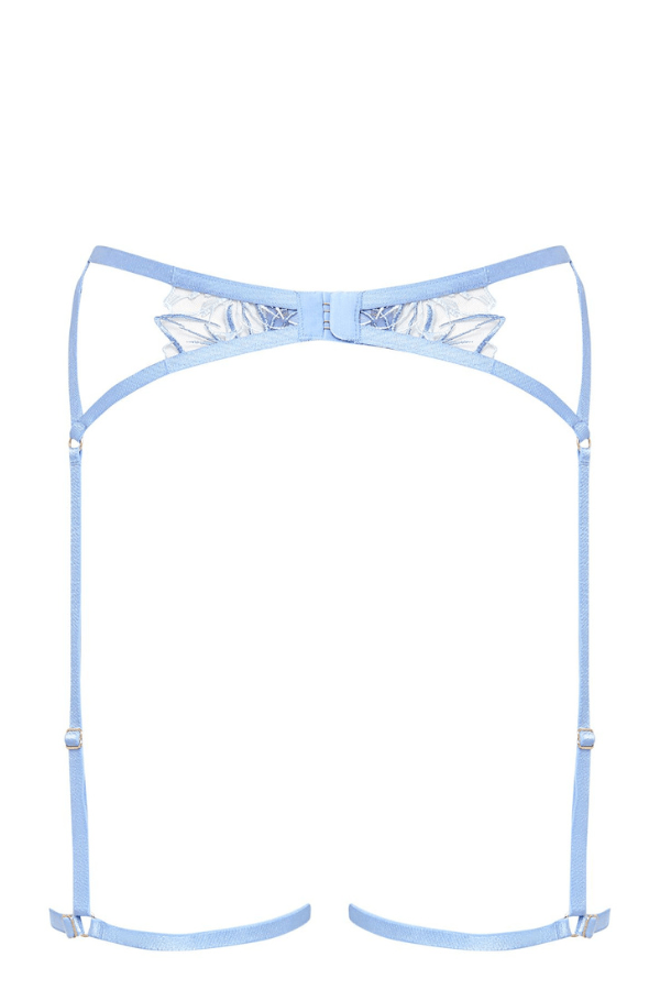Lilly Thigh Harness - Hydrangea Blue/ Ice Water Blue - Chrie Amour Lilly Thigh Harness - Hydrangea Blue/ Ice Water Blue - Chrie Amour