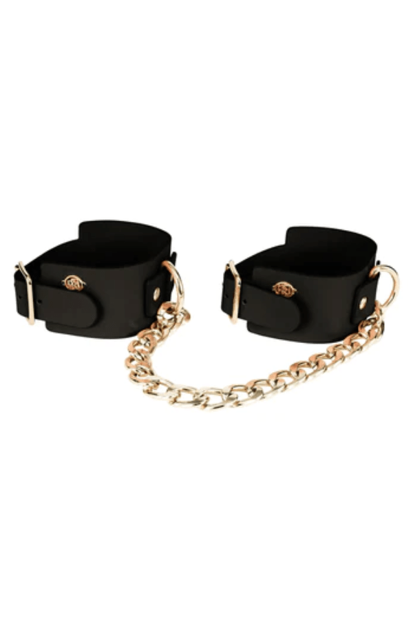 Bluebella Lingerie Accessories Black and Gold / O/S Lotus Cuffs - Black/Gold