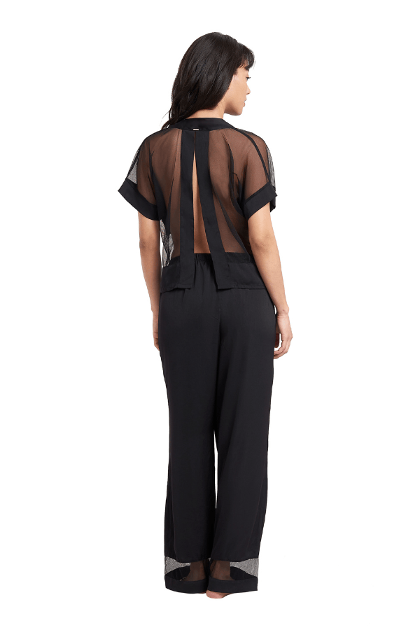 Bluebella Pajama Set Richmond Long PJ Set - Black