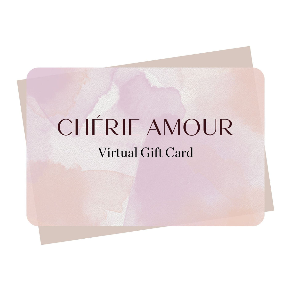 Chérie Amour Gift Cards $75.00 Chérie Amour Gift Card