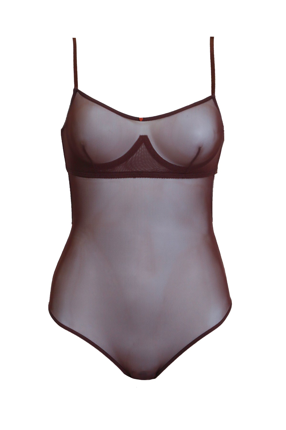 Clo Intimo Bodysuit Chocolate / S Malla Bodysuit - Brown