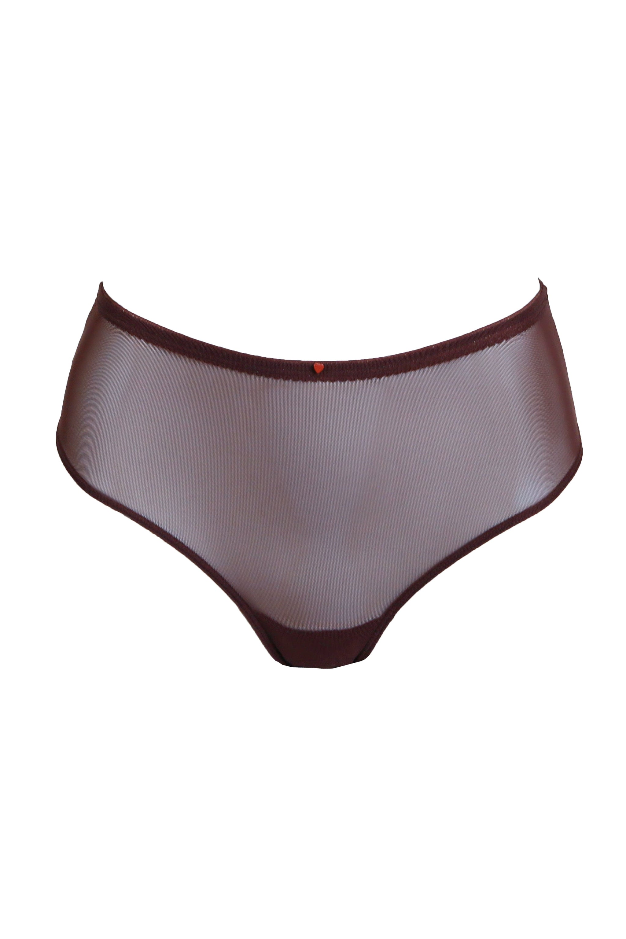 Malla High-Waisted Thong - Brown - Chérie Amour