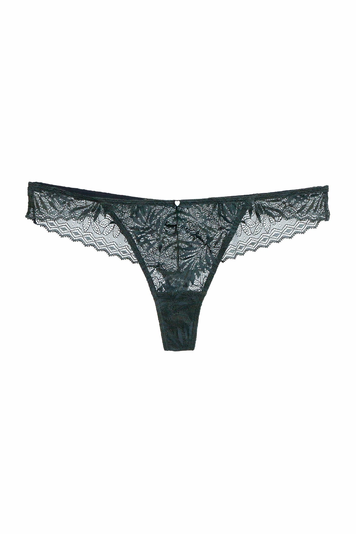 Clo Intimo Thongs Jet Set / S Selva Thong - Olive/Black