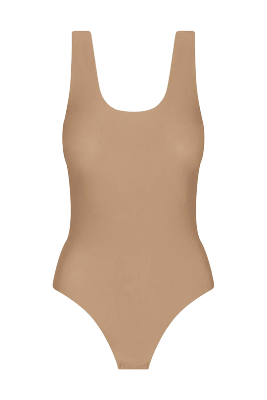 Butter Tank Bodysuit- Toffee