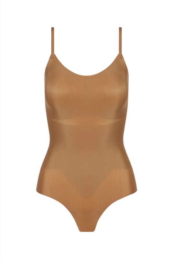 Commando Bodysuit Zone Smoothing Bodysuit- Caramel