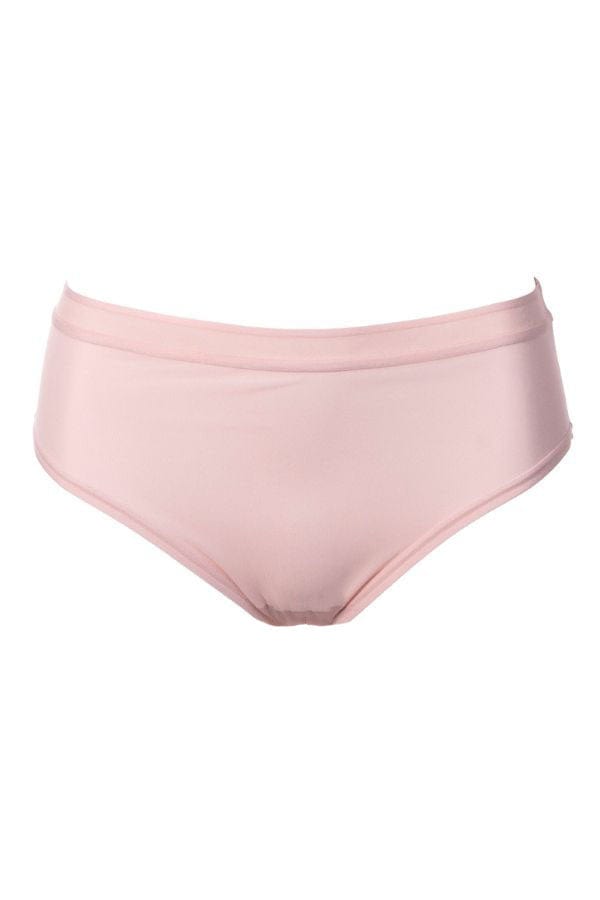 Curvy Couture Briefs Sheer Mesh High Cut Brief - Blushing Rose