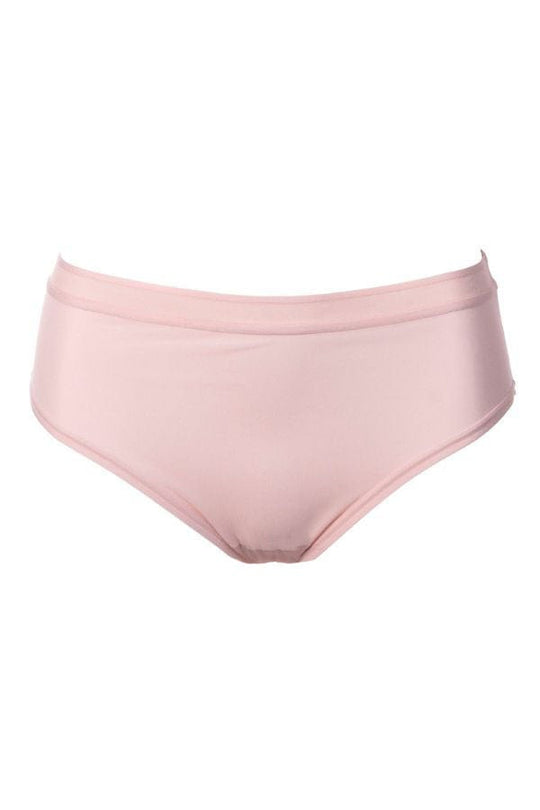 Sheer Mesh High Cut Brief - Blushing Rose