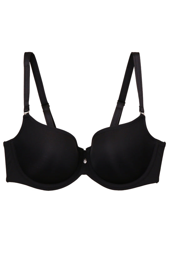 Tulip Smooth Pushup Bra - Black