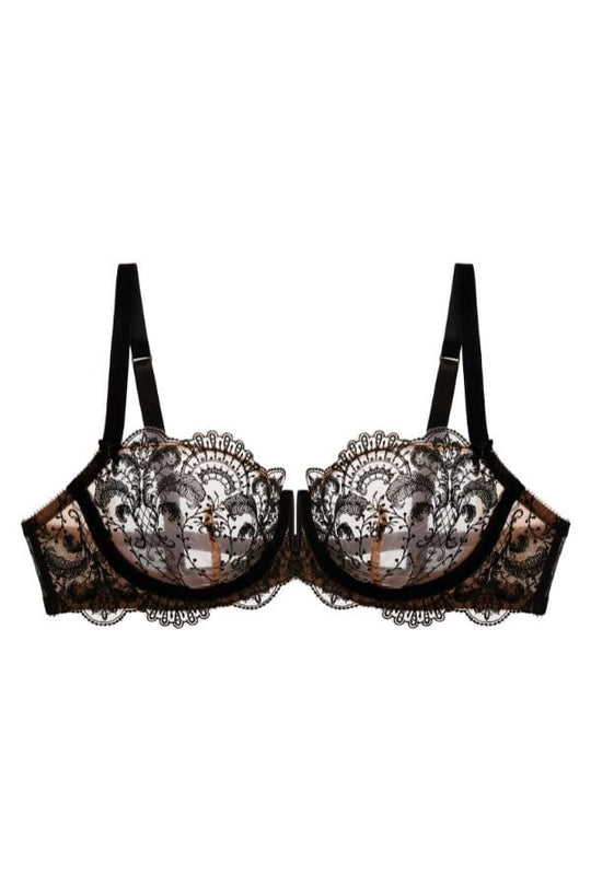 Nom de Plume Underwire Balconette Bra - Black