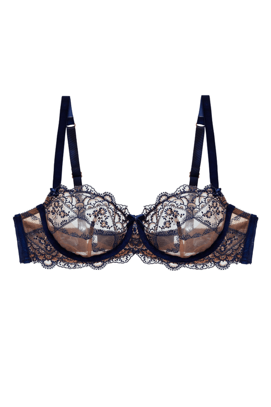Yvonne Underwire Bra - Navy