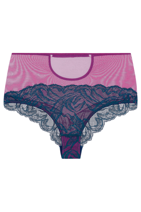 Brea Lace High Waist Knicker- Dark Green