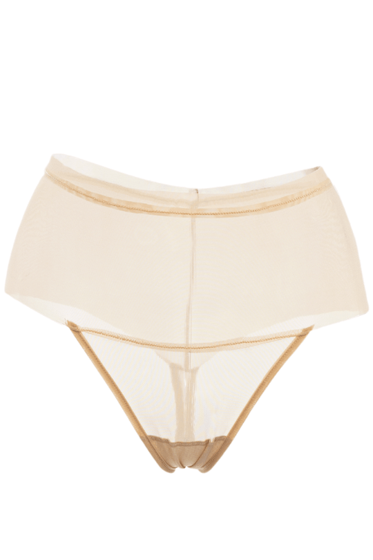 Alma Limpia Tulle High-Waist Brazilian - Nude
