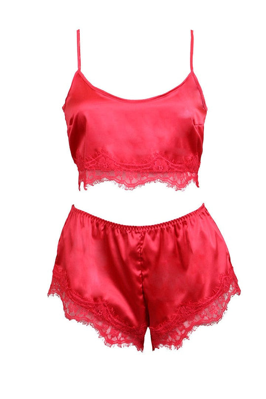Amor y Amistad Short Set - Red