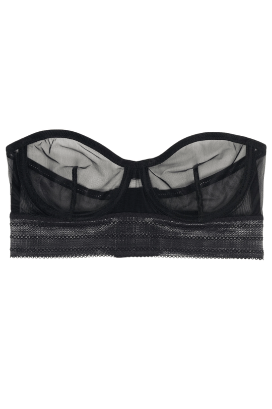 Bare Underwired Strapless Bra - Black