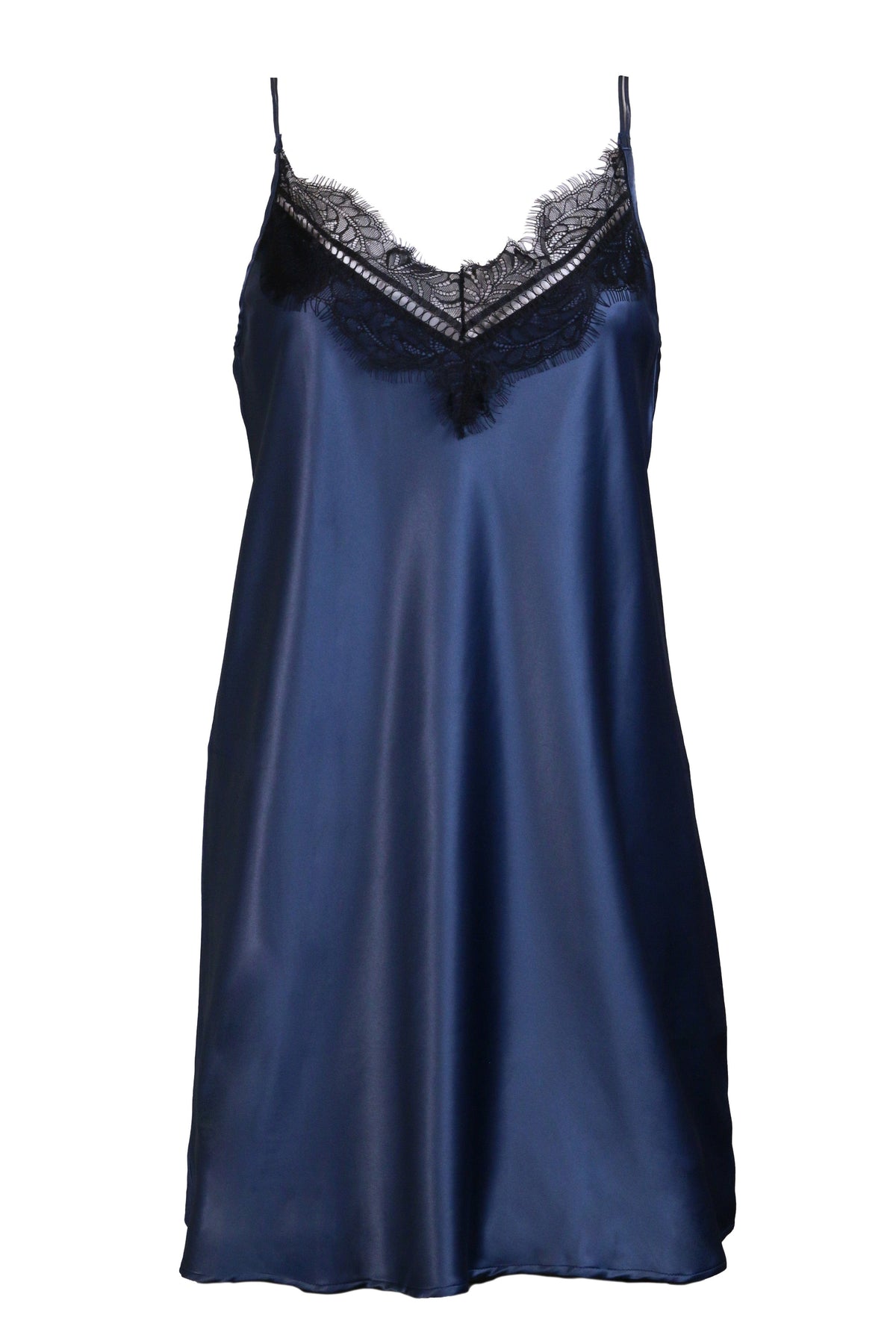 Entos Lingerie Chemise Reve Nightgown - Navy