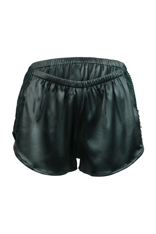 Soie Satin Short - Green