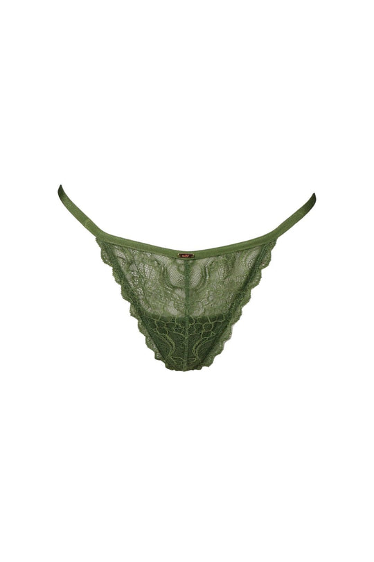 Poli Lace Thong- Green