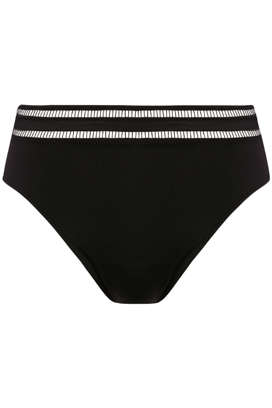 East Hampton High Waist Bikini Brief - Black