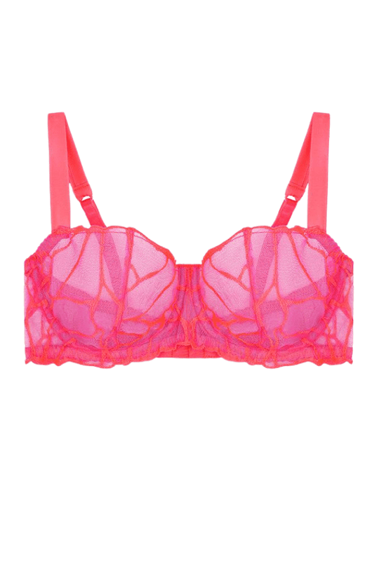 Cleo Balcony Bra - Pink